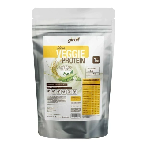 Blend de Proteínas Vegetais (Veggie Protein) 1 Kg - Giroil