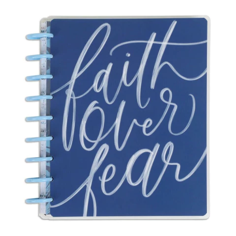 Faith Over Fear Classic Guided Faith Journal - Happy Planner
