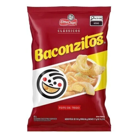 Baconzitos Wheat Snacks 86g - Elma Chips