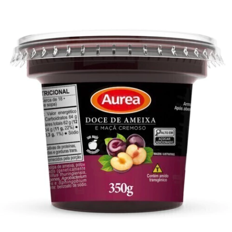 Doce de Ameixa e Maça Cremoso 350g - Aurea