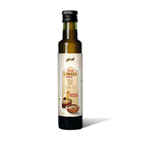 Óleo de Linhaça Dourada Extra Virgem 250 ml - Giroil - buy online