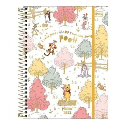 Planner Espiral Winnie The Pooh 2022 - Tilibra