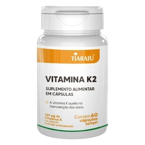 Vitamina K2 60 Cápsulas Softgel - Tiaraju