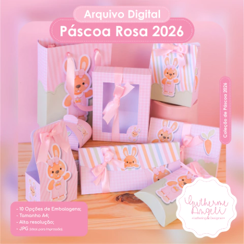 Arquivo Digital Páscoa Rosa 2026 - comprar online