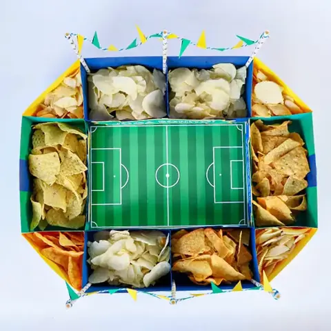 Molde Bandeja Caixa Estádio Copa Pdf/Png/Dxf/Svg