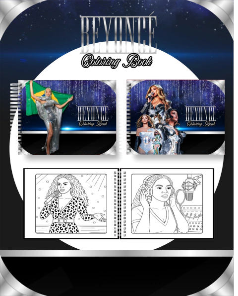 Livro de Colorir Beyonce - comprar online