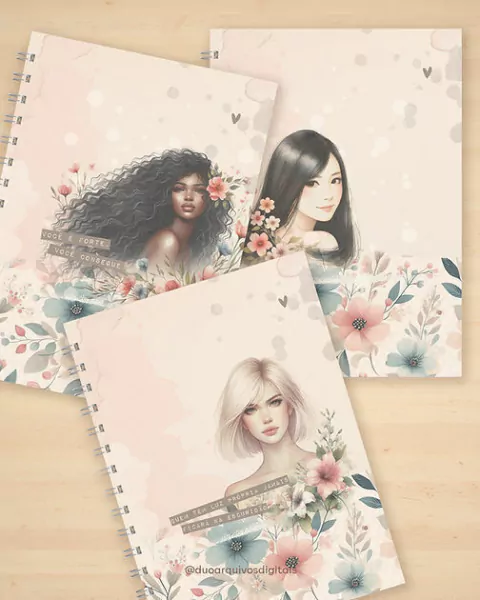Dia das Mulheres - [DUO] Encadernação 13 modelos de capas