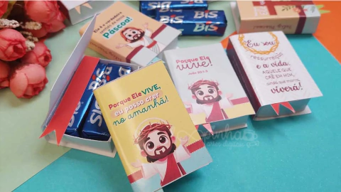 Arquivo De Corte Bíblia Bis Páscoa Editável – Loopinha