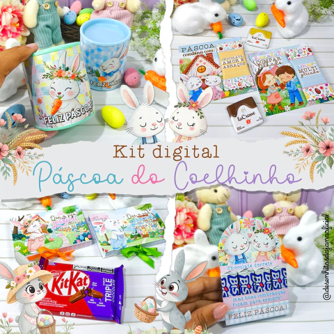 Kit Digital Páscoa do Coelhinho - comprar online