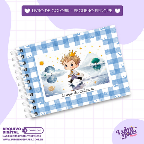Livro de Colorir Pequeno Príncipe A5