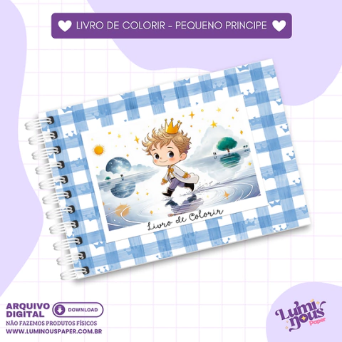 Livro de Colorir Pequeno Príncipe A5