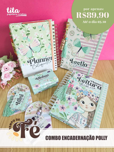 Tempo de Fé - Combo Encadernação Polly - Tita - comprar online