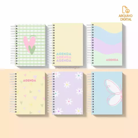 Agenda Não Datada 1DPP e 2 DPP - Sara Estudio