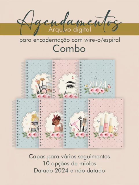 Agendamento 2024 e sem data combo - Perfeito Miolo