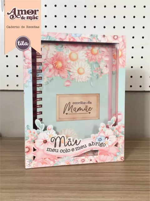 Amor de Mãe Caderno de Receitas + Caixa – Tita
