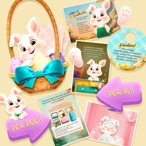 Caça aos Ovos 5.0 | Imprima, Corte e Monte - comprar online