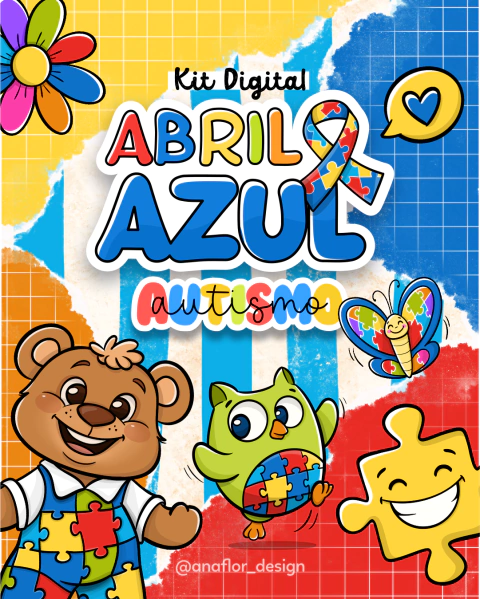 Kit Digital Abril Azul Autismo – Ana Flor