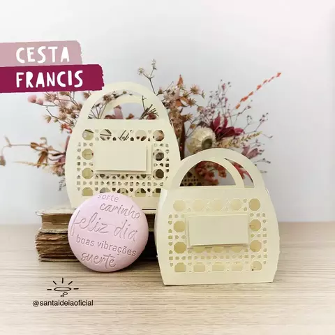 Arquivo de Corte Cesta Francis (Santa Ideia)