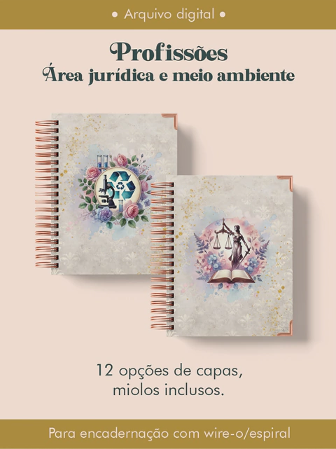 Profissões: área jurídica e meio ambiente (Planner Diário) - Perfeito Miolo