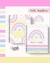 Coleção Rainbow 12 Capas, Agenda Permanente, Planner Diário e Diário Teen - Pamella Vieira - loja online