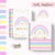 Coleção Rainbow 12 Capas, Agenda Permanente, Planner Diário e Diário Teen - Pamella Vieira