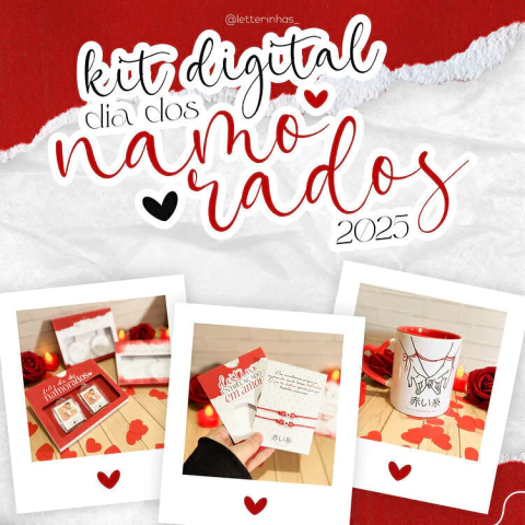 Kit Digital Dia dos Namorados 2025 - Letterinhas - comprar online