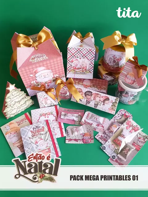 Então é Natal - Mega Pack Printables 01 - Tita