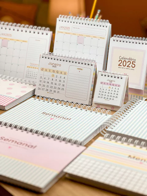 COMBO PLANEJADORES E CALENDÁRIOS 2025 - ESTUDIO G19