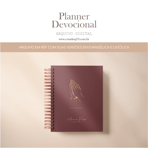 Planner Devocional Neutro II - Estudio G19