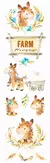 Kit Digital Clipart Country Cavalo em Aquarela - comprar online