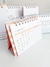 Calendários de Mesa 2025 – Coleção Clean - loja online