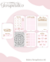 Kit Agenda 2025 Borboleta Clean - Pamella Vieira - loja online