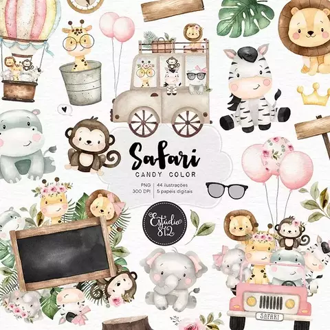Kit Safari - Candy Color
