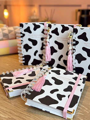 Mini Caderno A6 – Tema Vaquinha