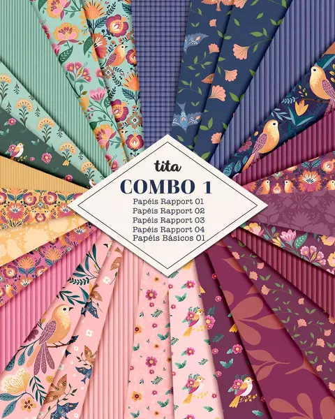 Pássaros - Combo Papéis 01 - comprar online