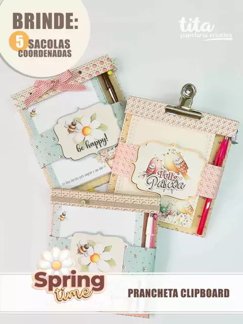 Spring Time - Prancheta Clipboard