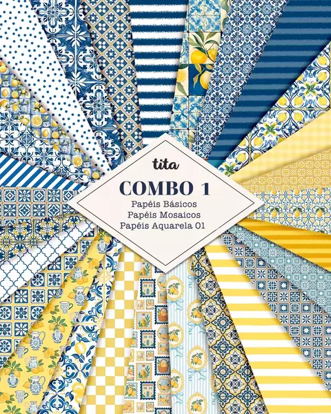 Summer Feelings - Combo Papéis 01 - Tita - comprar online