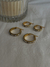 ARGOLLAS DORADA CON CUBICS - comprar online