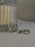 Imagen de ARGOLLAS BISAGRA CHUNKY PLATEADAS
