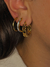 ARGOLLAS DORADA CON CUBICS - tienda online