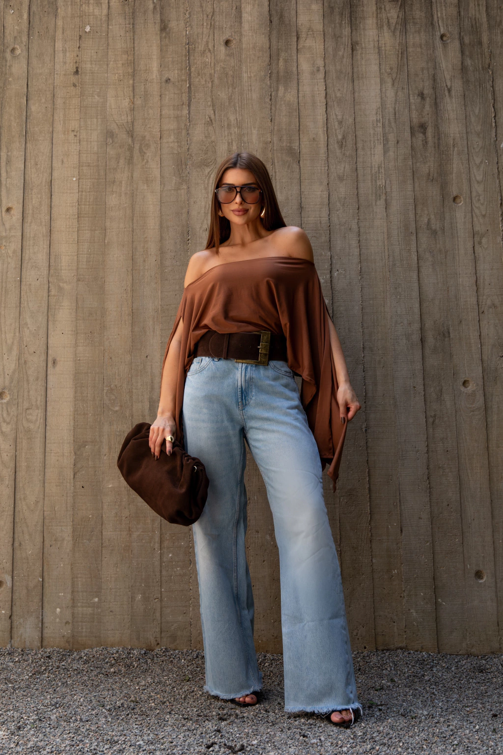 BLUSA SORAIA - CHOCOLATE