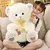 Imagem do Urso de Pelúcia Grande Hugale – Brinquedo de Alta Qualidade, Fofo e Macio | Presente de Aniversário