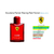 Frasco de perfume Ferrari Man in Red Eau de Toilette Masculino 125ml, com rótulo vermelho e tampa preta.