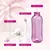 Lavador de bumbum portátil com peças destacáveis, incluindo cabeçote de limpeza, mangueira para privacidade feminina e corpo do frasco de 500 ml.