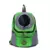 Mochila de viagem portátil para transporte de cães, com design em malha verde e cinza, apresentando uma abertura circular na parte superior.