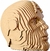 Quebra cabeça 3d capitão américa decoração ornamento enfeite - comprar online