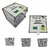 Cofre Guardar junte Dinheiro Woodbox Desafio 30 MIL branco - loja online