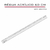 Régua Reta 60 cm cristal