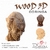 Quebra cabeças 3D CORINGA Busto MDF 3mm NATURAL - Darama