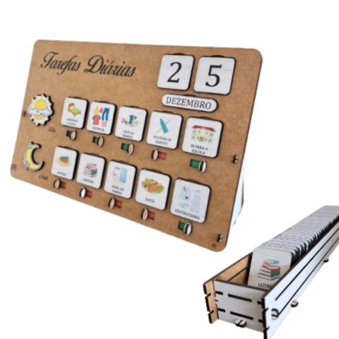 Rotinha Infantil atividade organizacional montessori lúdica